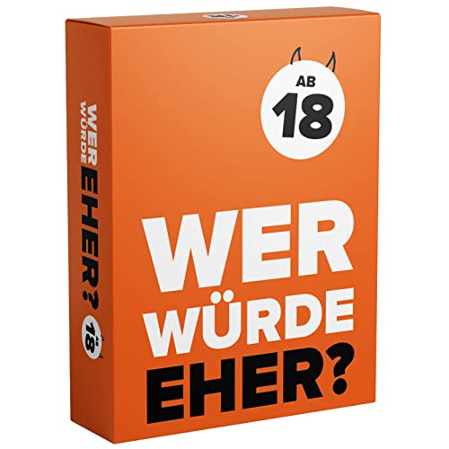 TIPSI Wer würde eher Trinkspiel ab 18 - Partyspiel, Kartenspiel, Saufspiel, lustige Spiele für Erwachsene - Alkohol Geschenke zum Geburtstag, witziges Geschenk