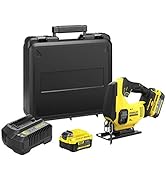 STANLEY FATMAX SFMCS600M2K-QW V20 LI-ION 18V Jigsaw with 2 4Ah Batteries, Charger and CASE