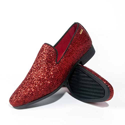 Image of UUBARIS Mens Dress Loafers Tuxedo Suit Slip on Shoes