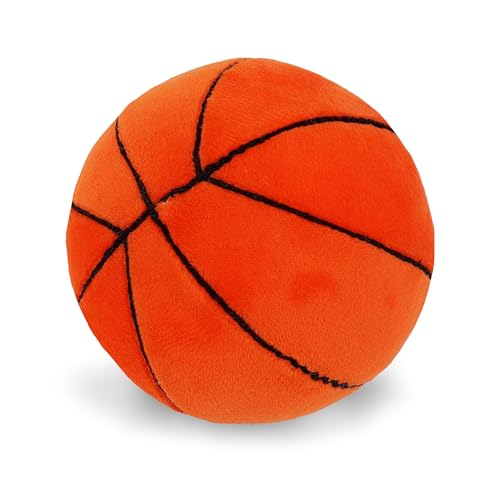 Lullaberry My First Basketball - Juguete sensorial de peluche para bebé, juguete deportivo suave y seguro para bebés, niños y niñas de 8 cm