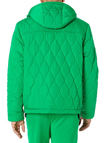 Image of Amazon Essentials Mens Anorak Hooded Quarter-Zip Puffer Coat