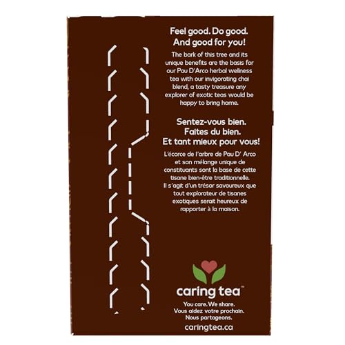 NOW Caring Tea™, Pau D'arco Traditional Wellness Tea, Premium Unbleached Tea Bags with our no-staples design, 24 Count - Image 3