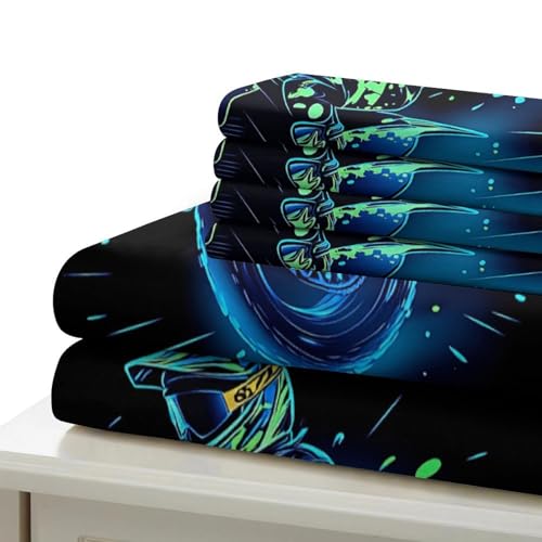 Parure de lit confortable 3D pour chambre d'hommes cosy - 7