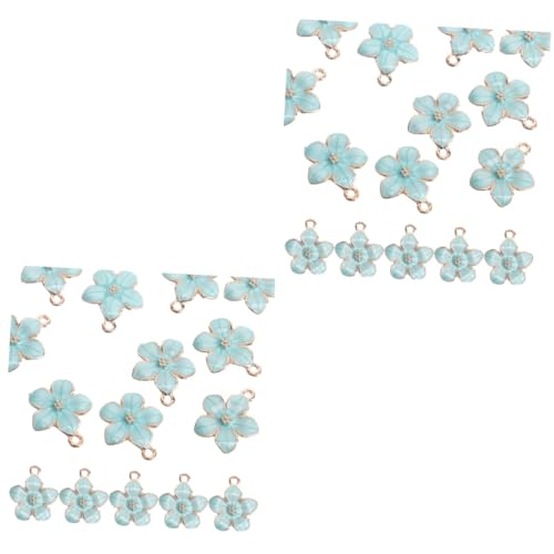 Pendentifs alliage miniature fleurs sakura pour la fabrication de bijoux diy