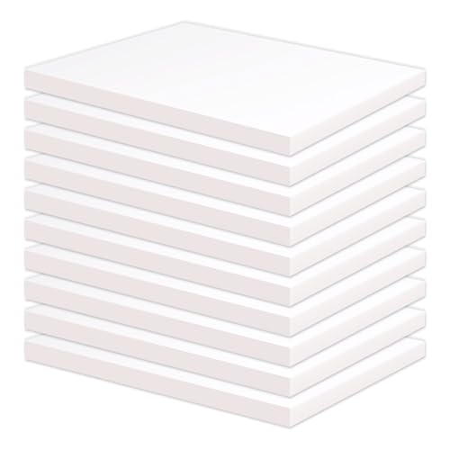 Multi Purpose XPS Foam Board 10 Pack 11.7x7.8x0.4in Polystyrene Craft Foam