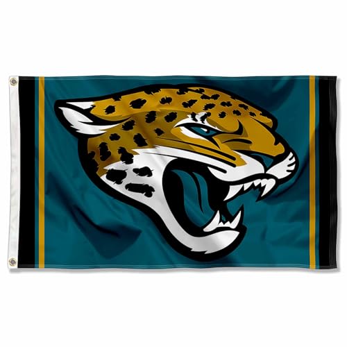 Jacksonville Jaguars Large 3x5 Flag