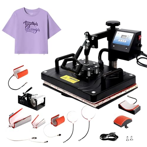 Heat Press 12x15 Inch 5 in 1 Heat Press Machine