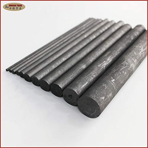 Kamas graphite carbon rod cylinder electrode welding mixing stirring stick melting machined metal thick - (Diameter: 8mm)