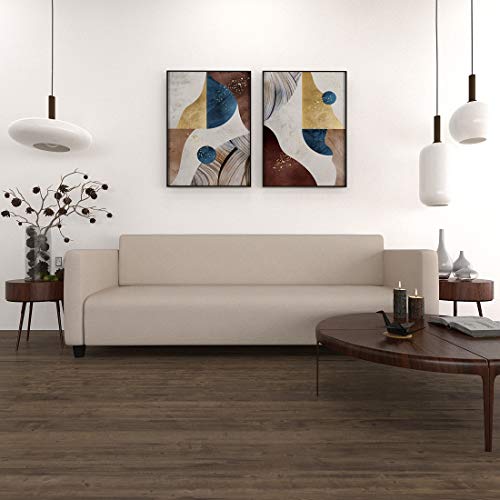 Sekar Lifestyle Box Series 3 Seater Sofa Set [Colour - Beige]