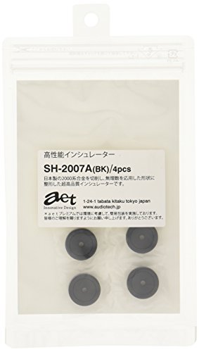 Amazon | AET インシュレーター 4個 ブラック SH-2007A(BK