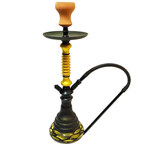 NO ONE Classical Glass Bottle Aluminum stem small Hookah Shisha – Bild 7