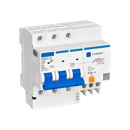 NXBLE-32 3P C32 disjoncteur différentiel à haut pouvoir de coupure 6 kA pour tableau