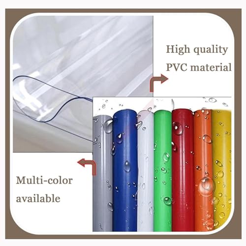 Bâche transparente imperméable rideau extérieur vinyle pour bâche de protection
