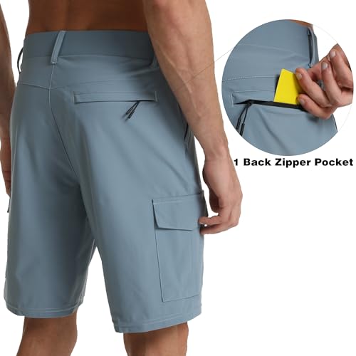 Image of Men's Lightweight Hiking Work Cargo Shorts 9 inch-5 Pockets