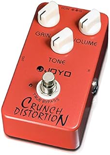 JOYO Distortion Pedal Crunch Distortion of British Classic Rock Distortion Effect for Electric Guitar- True Bypass (JF-03)