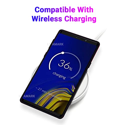 Image of LIRAMARK Liquid Silicone Soft Back Cover Case for Samsung Galaxy Note 8 (Midnight Blue)