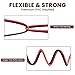 Mygatti 14/2 Gauge Speaker Wire 35FT, 14 AWG 2 Conductors OFC Pure Copper Electrical Red Black Cable for Car Speakers Stereo, Home Theater, Automotive Wire, Aluminum Foil Shield, Flexible Clear PVC