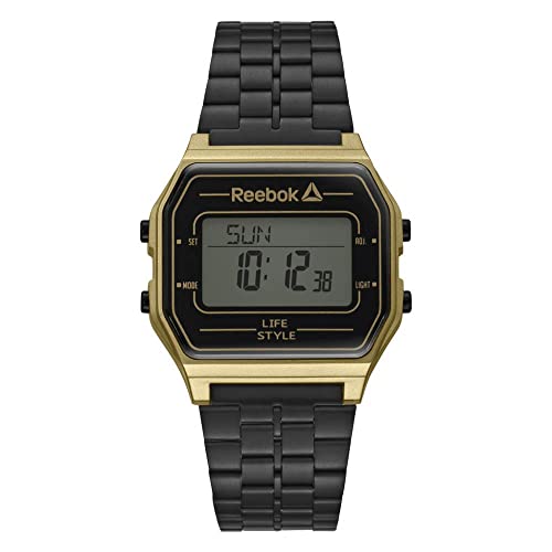 Opiniones de Relojes Reebok los más recomendados. 47 Reebok - Reloj Reebok Material Acero Brazalete Color Negro - Digital, RD-VNE-G9-P2SB-WB