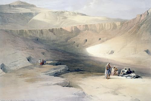 Tableaux Peinture sur Toile Égypte Tombeaux des Rois SERENDIPITP Déco 60x90cm
