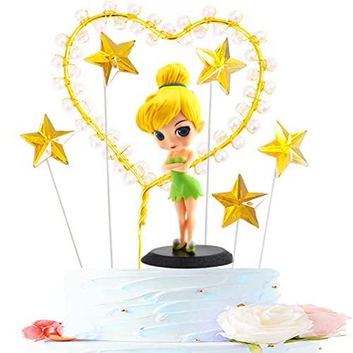 BESTZY Figuras de Hadas de Las Flores, 6 Piezas Figuras Miniaturas de Hadas Hada de Las Flores...