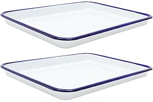 Premium Enamel Baking Pan Set - Reliable Kitchen Essential