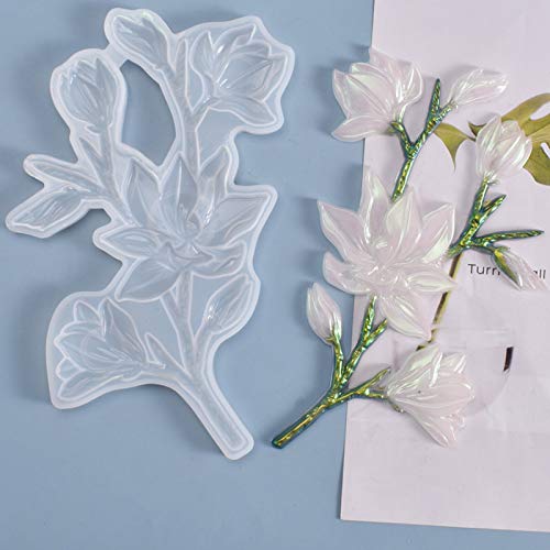 Molde de resina de silicone, molde de resina artística Moldes de resina epóxi, molde de resina de fu