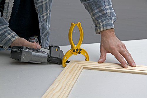 Miter Clip 003027 Corner Clamp for Tight Glue Joints, Yellow