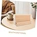 Angoily Wooden Photo Holder Stand Elegant Clip Display for Photos Cards Detachable Design for Easy Portability Stylish Home Office Decor
