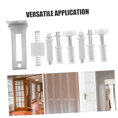 Kit de herrajes Holibanna para puertas bifold de clóset con pivotes, fácil de instalar miniatura 6