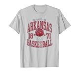 University of Arkansas Razorbacks Collegiate Basketball Hoop T-Shirt