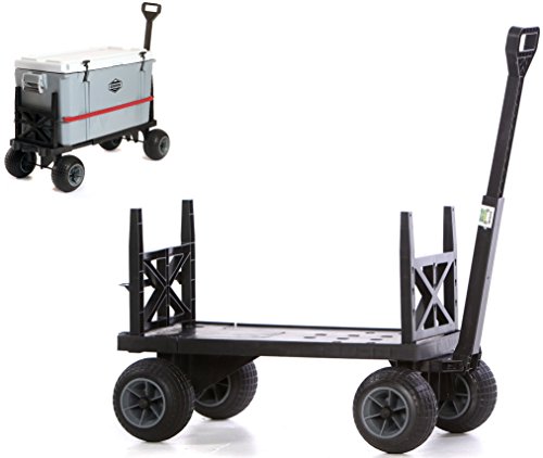 Cooler Cart Ice Chest Box Carrier Wagon with on Wheels Igloo Yeti Coleman Pelican Grizzly Rubbermaid - //coolthings.us