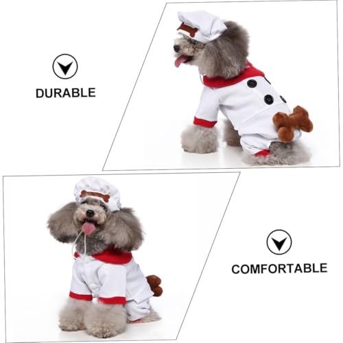 Disfraz para perro talla XL color blanco miniatura 5