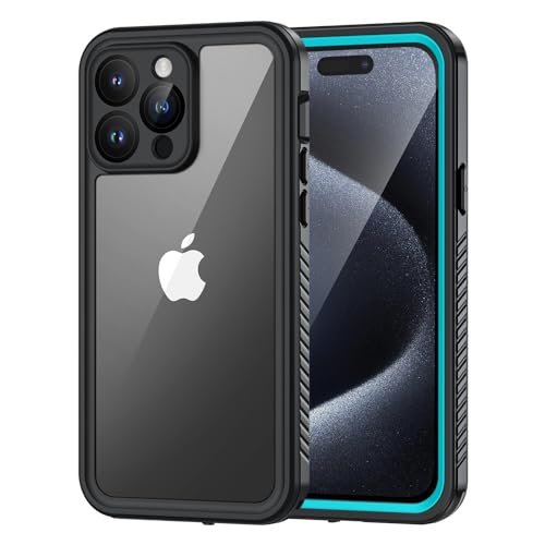 Coque iPhone 15 Pro chantier et outdoor étanche et antichoc avec sa pochette hermétique