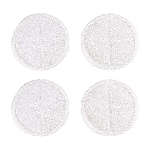 KEEPOW Mop Cleaning Pads Vervanging voor Bissell Spinwave 2052E (4 wit)