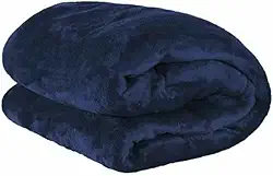 Cobertor Jacquard Queen e King Macio e Quentinho com Toque de Seda – Conforto e Elegância para Seu Quarto (Cobertor marinho Queen)