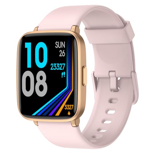 LIVIKEY Fitness Tracker Watch with Heart Rate Monitor, Activity Tracker with Pedometer, Sleep Monitor, Calories & Step Counter, IP68 Waterproof Smart Watches for Women Men Fitness Watch for Sports