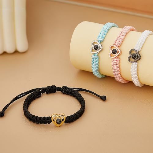 Custom Bracelets with Picture inside Customized Projection Bracelets to wedding & bridesmaid gift with Photos Picture Bracelet Personalized Photo bracelet dog memorial gifts for loss of dog3