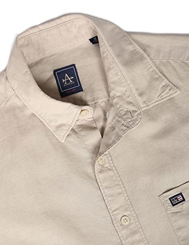 Image of Arrow Men's Solid Regular Fit Shirt