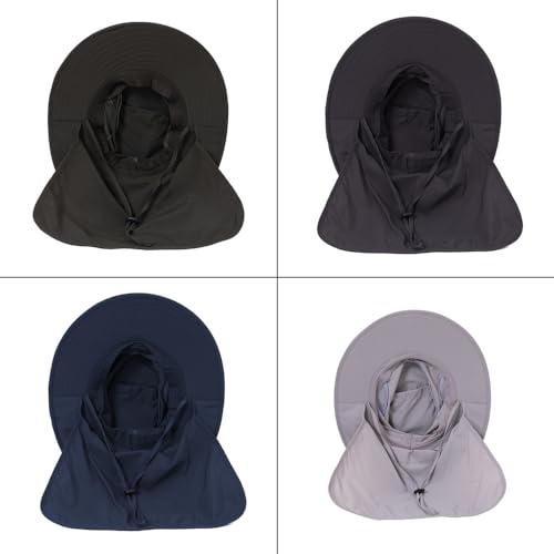 TopHomer Chapéu de pesca para homens e mulheres Chapéu de sol FPS 50+ Chapéu balde de aba larga resp