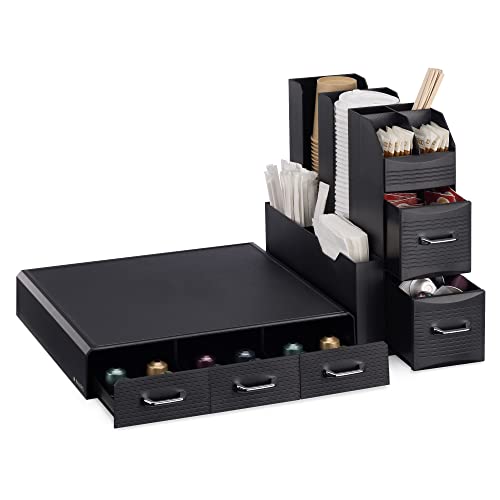 Navaris Organizador café - Set Organizador de café con 1x cajón