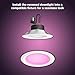 Philips Hue Smart Recessed 5/6 Inch LED Downlight - White and Color Ambiance Color-Changing Light - 1 Pack - 1100LM - Control with Hue App - Compatible with Alexa, Google Assistant and Apple Homekit