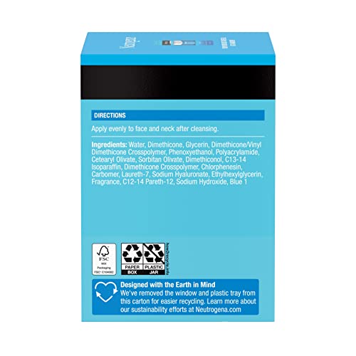 Neutrogena Hydro Boost Face Moisturizer With Hyaluronic Acid For Dry Skin, Oil-Free And Non-Comedogenic Water Gel Face Lotion, 1.7 Oz #TOP7