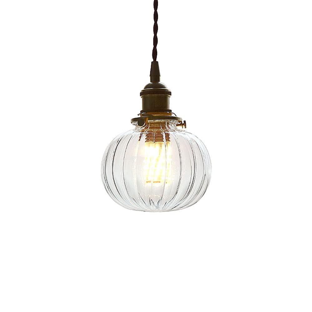 Lámpara colgante de calabaza japonesa para iluminar y decorar comedores minimalistas