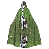 Matériau de qualité supérieure : notre cape à capuche est fabriquée à partir de tissu polyester de haute qualité, assurant durabilité et confort tout au long de vos fêtes d'Halloween.