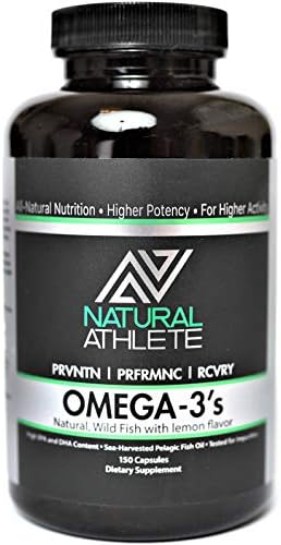 Wild Omega 3 Fish Oil Supplement (150 Capsules) Triple Strength | 3600mg Fish Oil per Serving | Heart, Brain & Joint Health Support