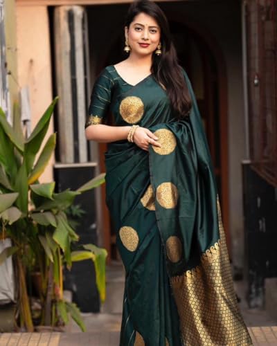 Image of Flosive Women's Kanchipuram Silk Saree