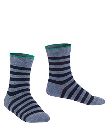Falke Double Stripe, Calze Bambino, Blu (Light