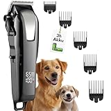 Alpenstern® Hundeschermaschine - Leise Profi Schermaschine für Hund Katze Pferd dichtes Fell - Hundetrimmer Hunde-Haarschneidemaschine Hunderasierer - 3h Akku
