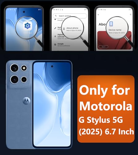 Image of FNTCASE for Motorola Moto G-Stylus-5G-2025 Case: Moto G Stylus 2026 Case Magnetic Translucent Matte Shockproof Slim Phone Cover - Military Grade Drop Proof Hard Back Anti-Fingerprint Protective Case