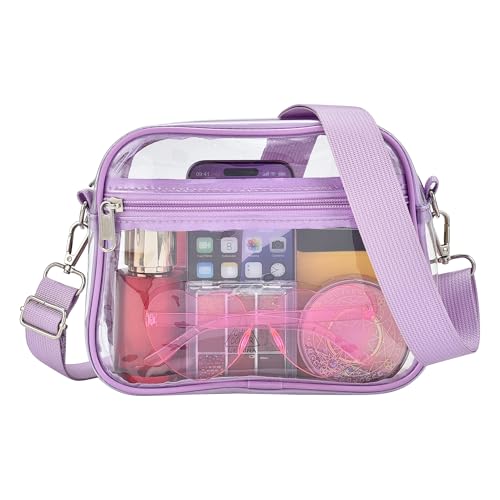 Oraben Clear Bag for Stadium Events Clear Purse Stadium Bag Satchel Handbags for Sports Events Concerts Festivals4